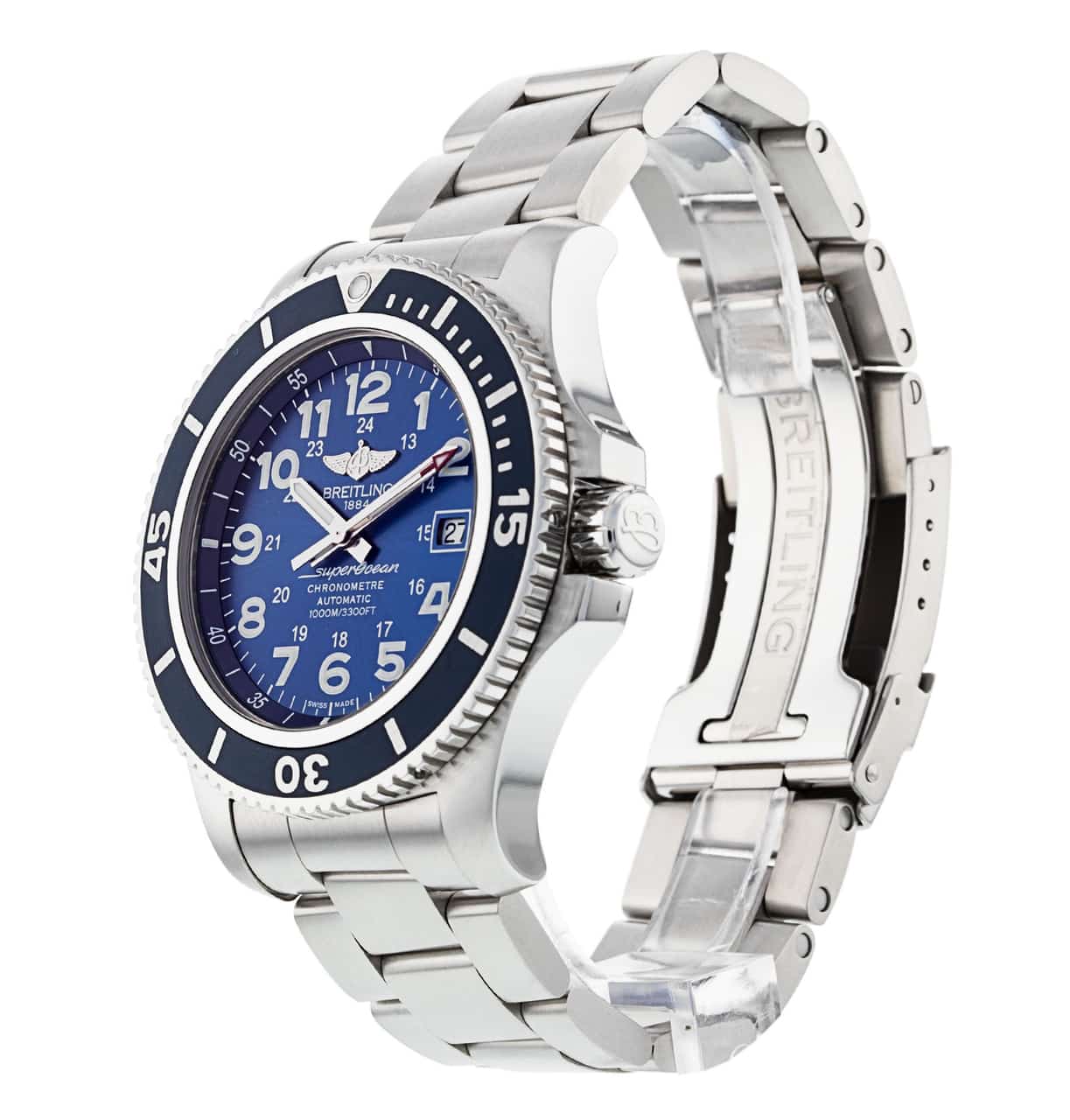 Breitling superocean ii 44 2025 gun blue